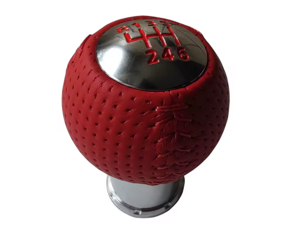 Red leather, red stitching & red numbers