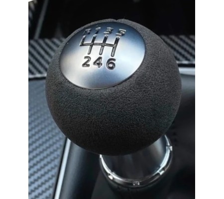 Black alcantara & black numbers