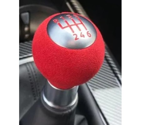 Red alcantara & red numbers