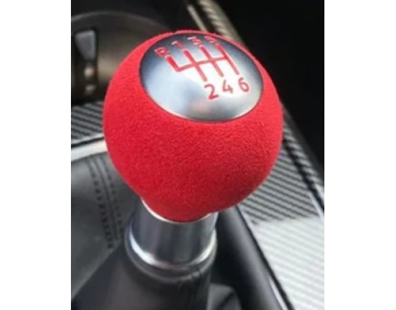 Red alcantara & red numbers