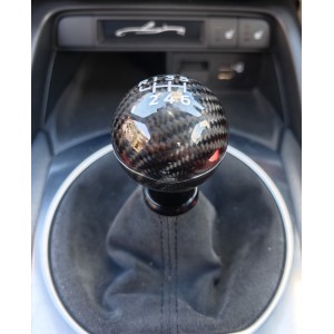 Black "carbon fibre" ball gearknob