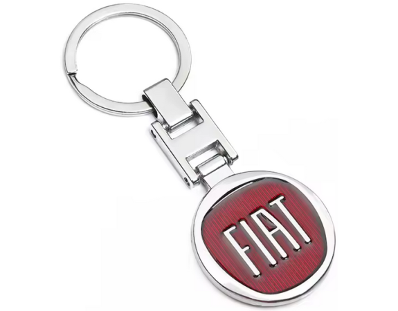 Fiat metal keyring