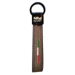 Alcantara lanyard keyring
