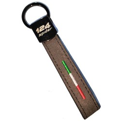 Alcantara lanyard keyring