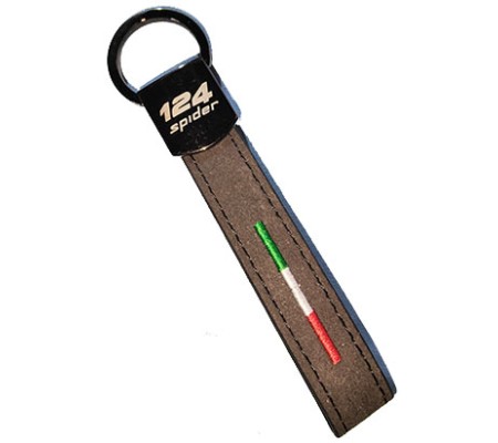Alcantara lanyard keyring